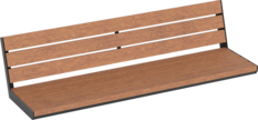Wall top seating