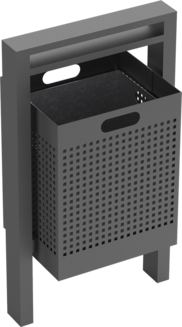 Abfallbehälter Serie 700 eckig