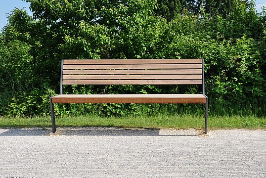 Sitzbank Henne SL mit Holzauflage