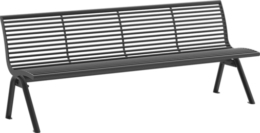 Seat Fanö with steel seat base