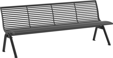 Sitzbank mit Stahlauflage Seat Fanö with steel seat base