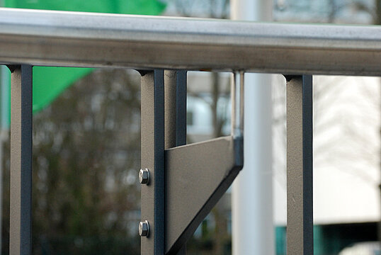 Guardrail with infill Mainz