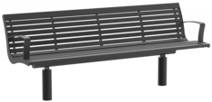 Seat Römö RE with steel seat base