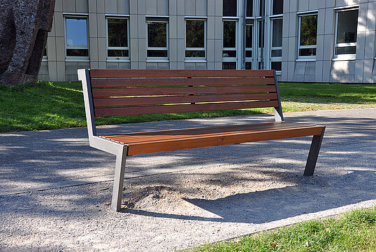 Sitzbank Henne mit Holzauflage