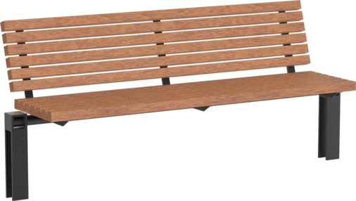 Sitzbank Scape I mit Holzauflage