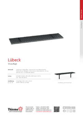 Bankauflage Assise Lübeck