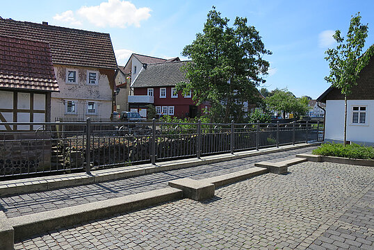 Guardrail with infill Bayern