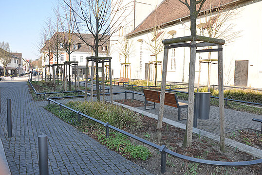 Rahden, Kirchplatz - Schaukasten