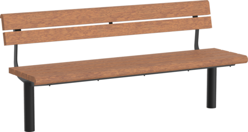 Seat Delmenhorst with timber seat base