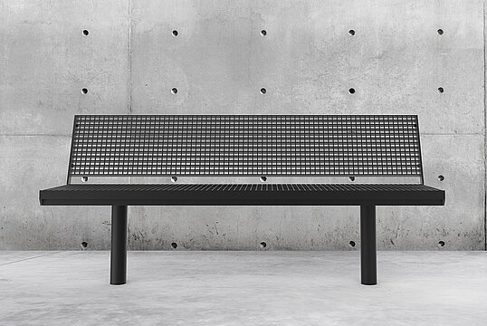 Seat Aurich GB with steel seat base