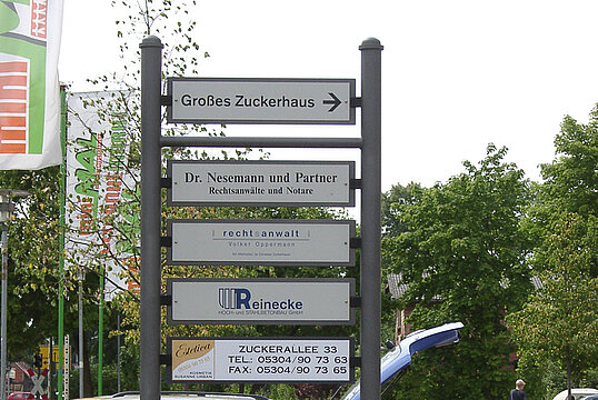Property signage