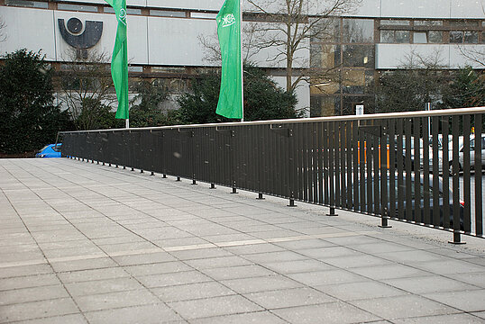 Guardrail with infill Mainz
