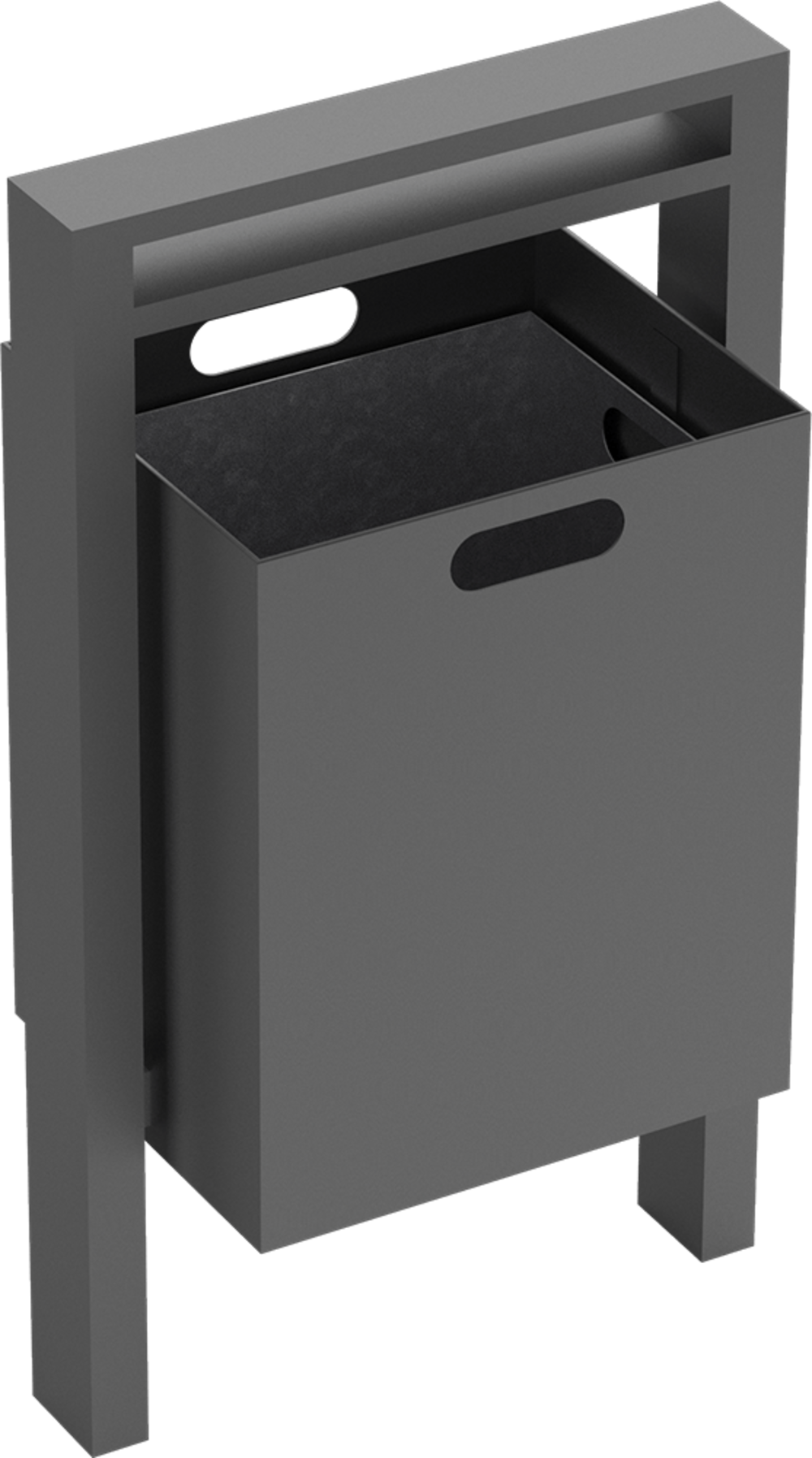 Abfallbehälter Serie 710 eckig
