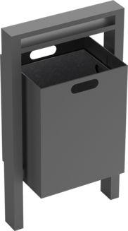 Abfallbehälter Serie 710 eckig