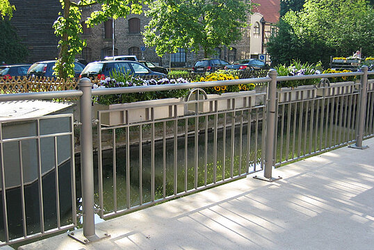 Guardrail with infill Bayern