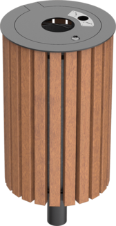 Abfallbehälter Serie 800 Holz
