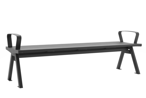 Hockerbank Fanö RE mit Stahlauflage