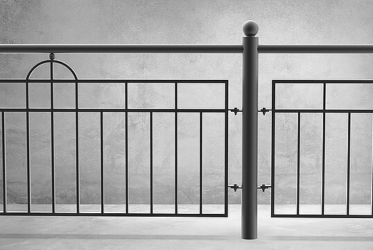 Guardrail with infill Bamberg