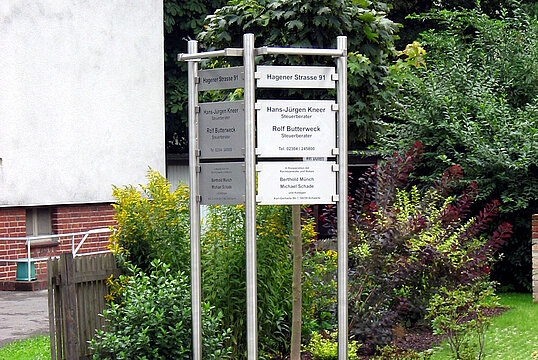 Property signage