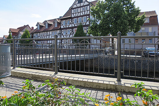 Guardrail with infill Bayern