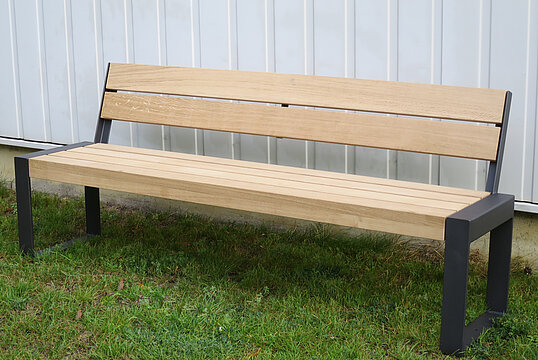 Sitzbank Espo mit Holzauflage