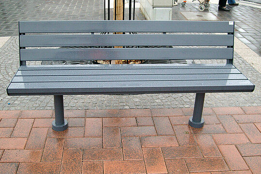 Banc Aurich ST avec assise en acier