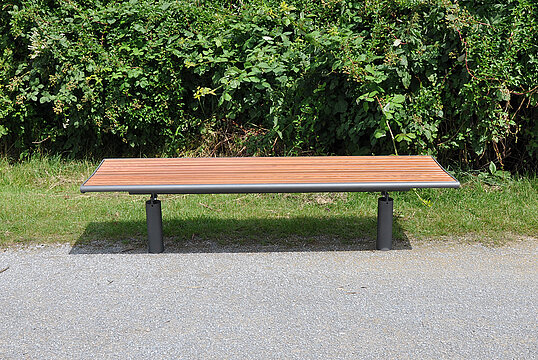 Bench Römö PAG with timber seat base