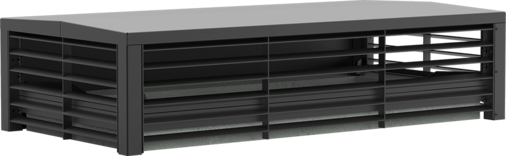 Lüftungshaube Airflow 3-seitig offen