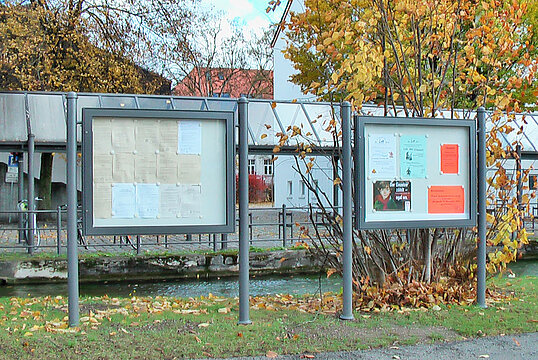 Schaukasten Bayern