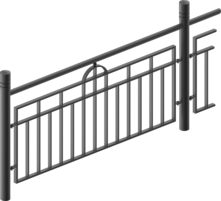  Guardrail with infill Balingen