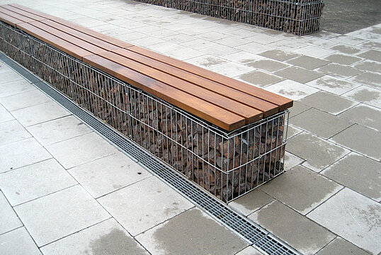 Wall top seating Usedom