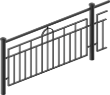  Guardrail with infill Bayern