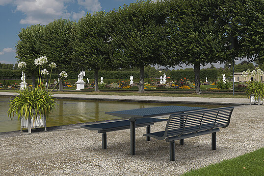 Ensemble table et bancs Römö