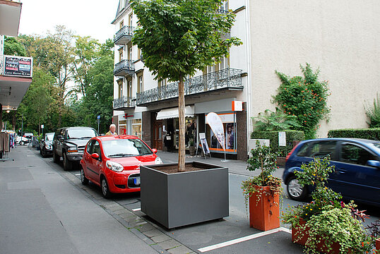 Pflanzgefäß Bari quadratisch