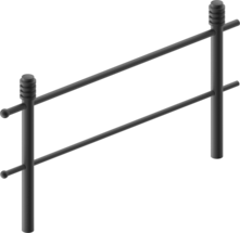  Knee rail Verdun