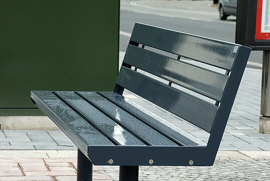 Banc Aurich ST avec assise en acier