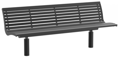 Sitzbank mit Stahlauflage Seat Römö RE with steel seat base