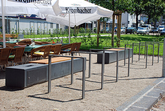 Fahrradanlehnbügel Cubo