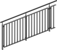  Guardrail with infill Seelze