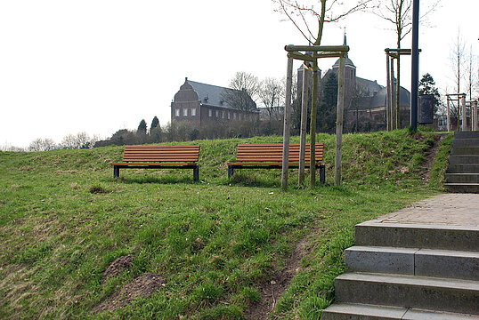Banc Scape I avec assise en bois