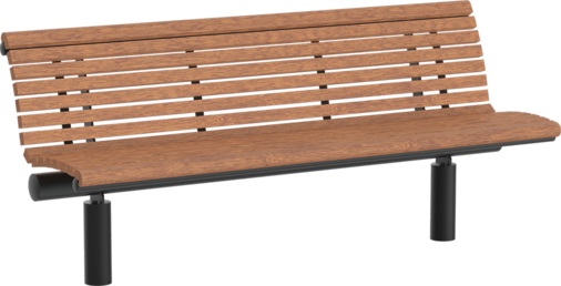 Sitzbank Essen mit Holzauflage