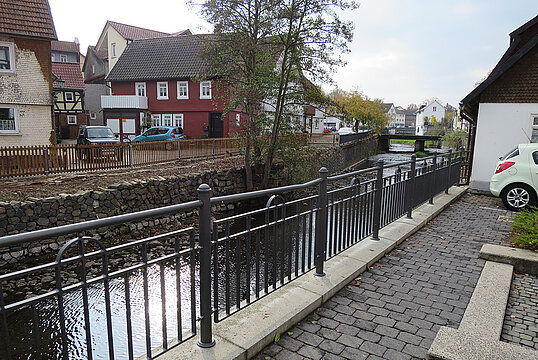 Guardrail with infill Bayern