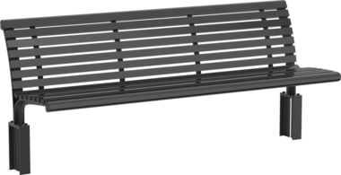 Sitzbank mit Stahlauflage Seat Bremen ST with steel seat base