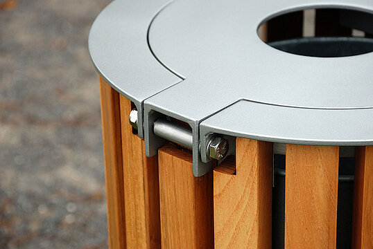Abfallbehälter Serie 800 Holz
