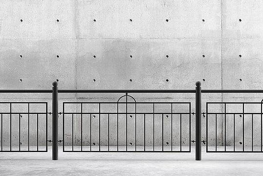 Guardrail with infill Bamberg