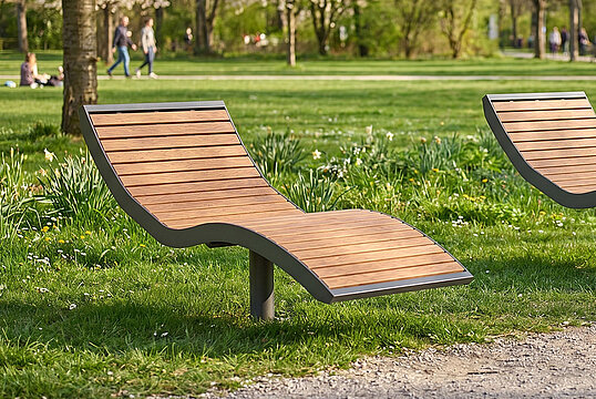 Liegebank Römö Holz