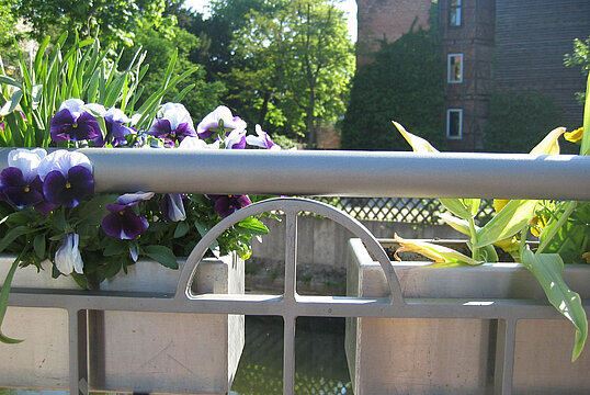 Guardrail with infill Bayern
