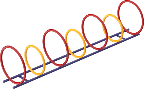 Children's bicycle rack Piccolo