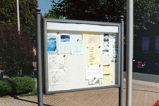Schaukasten Münster