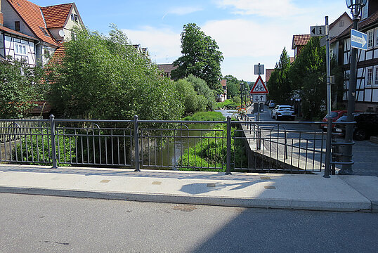 Guardrail with infill Bayern